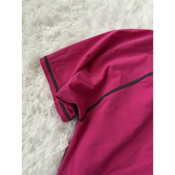 Sporti Adult Sz. XXL Pink Short Sleeved Rashguard. Great Top - Picture 4 of 12